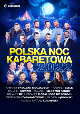 Plakat Polska Noc Kabaretowa 2022