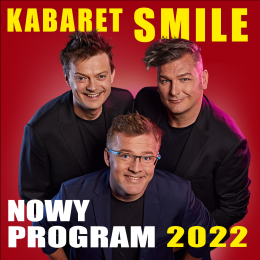 Plakat Kabaret Smile - nowy program 2022