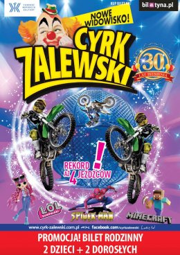Plakat Cyrk Zalewski - Jubileusz 30-lecia