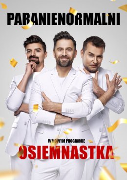 Plakat Kabaret Paranienormalni - nowy program: Osiemnastka