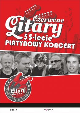 Plakat Czerwone Gitary - 55-lecie. Platynowy koncert