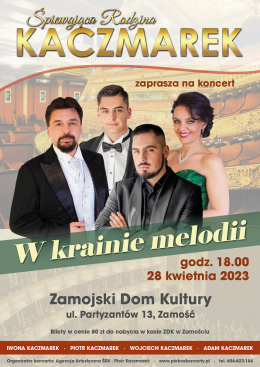 Plakat Śpiewająca Rodzina Kaczmarek 