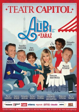 Plakat Alibi od zaraz