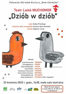 Plakat Dziób w dziób - Muchomor