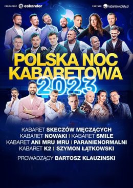 Plakat Polska Noc Kabaretowa 2023
