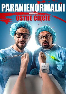 Plakat Kabaret Paranienormalni - Ostre Cięcie