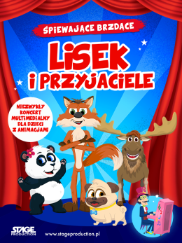 Plakat Śpiewające Brzdące: Lisek i Przyjaciele