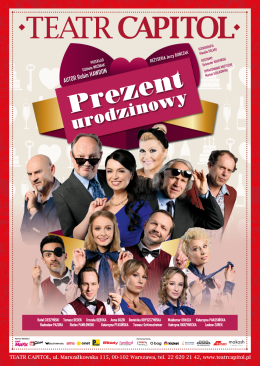 Plakat Prezent urodzinowy