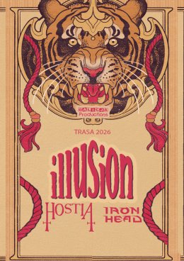 Plakat Trasa ILLUSION, HOSTIA, IRON HEAD 2026