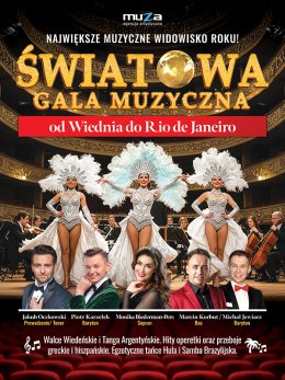 Plakat Światowa Gala Muzyczna