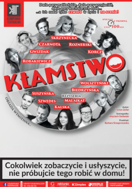 Plakat Kłamstwo