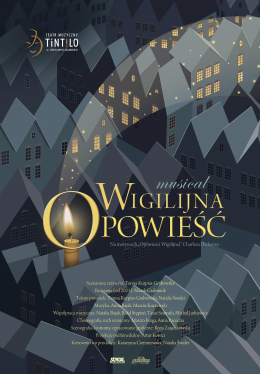 Plakat Opowieść wigilijna