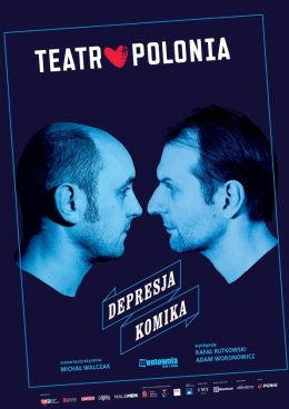 Plakat Depresja komika - Adam Woronowicz i Rafał Rutkowski