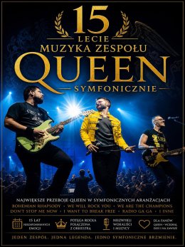 Plakat Queen Symfonicznie – trasa XV-lecia
