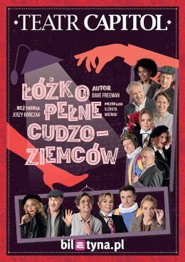 Plakat Łóżko pełne cudzoziemców