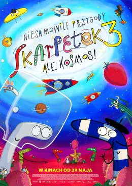 Plakat Niesamowite przygody skarpetek 3. Ale kosmos!