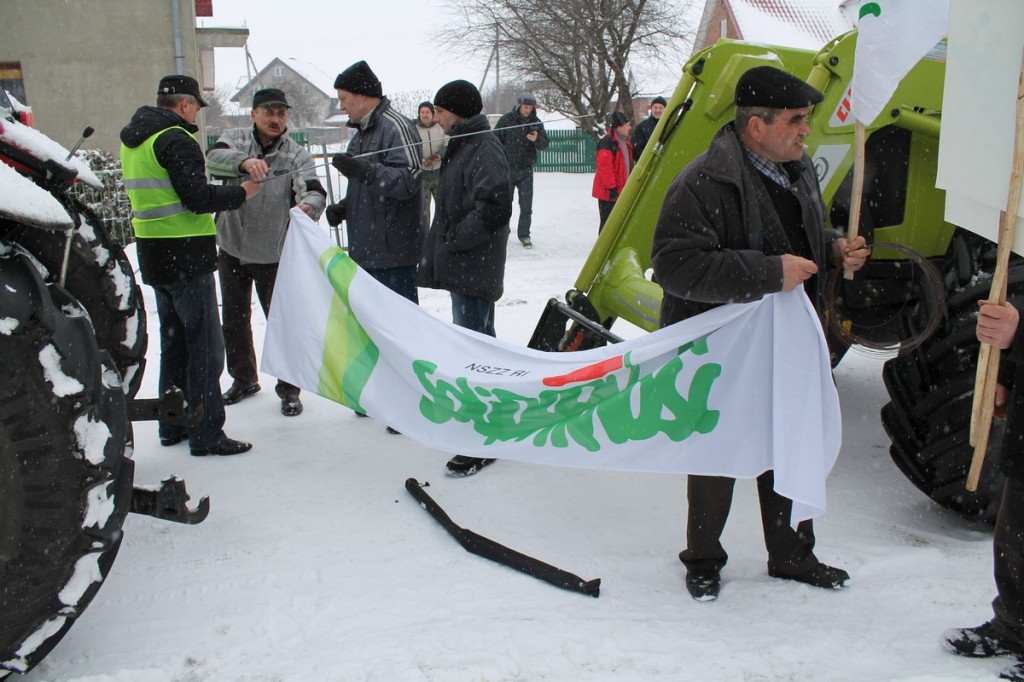 Łabunie: Ogólnopolski protest rolników (wideo, fotogaleria)