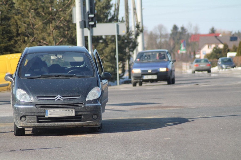 Biała Podlaska: Zderzenie dwóch aut na obwodnicy