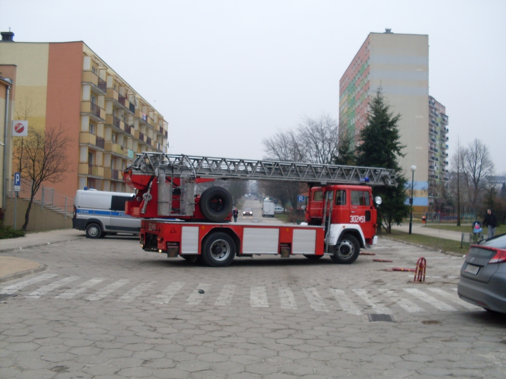 Pożar w opuszczonym domu w Lublinie