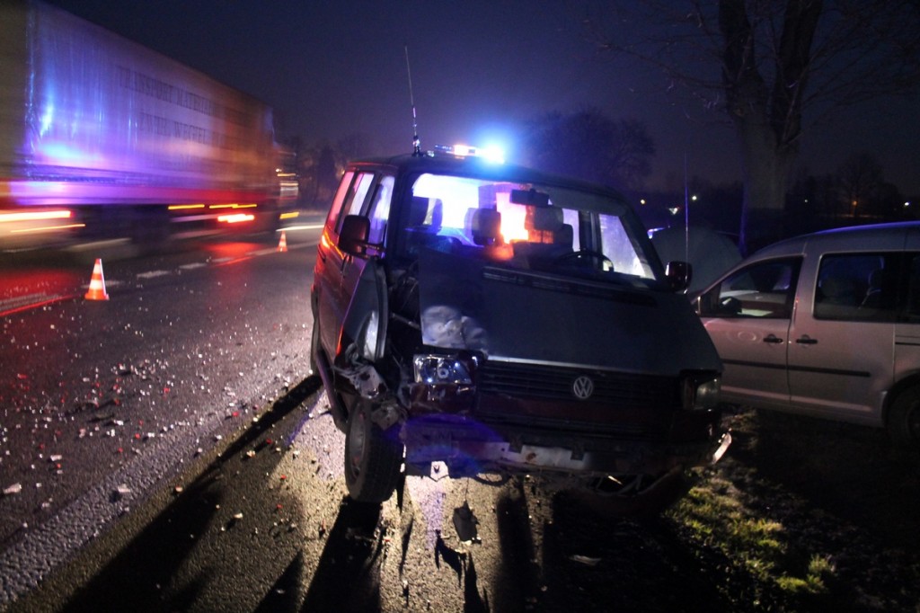 Strzeszkowice: Zderzenie dwóch aut na krajowej 19. Jedna osoba trafiła do szpitala