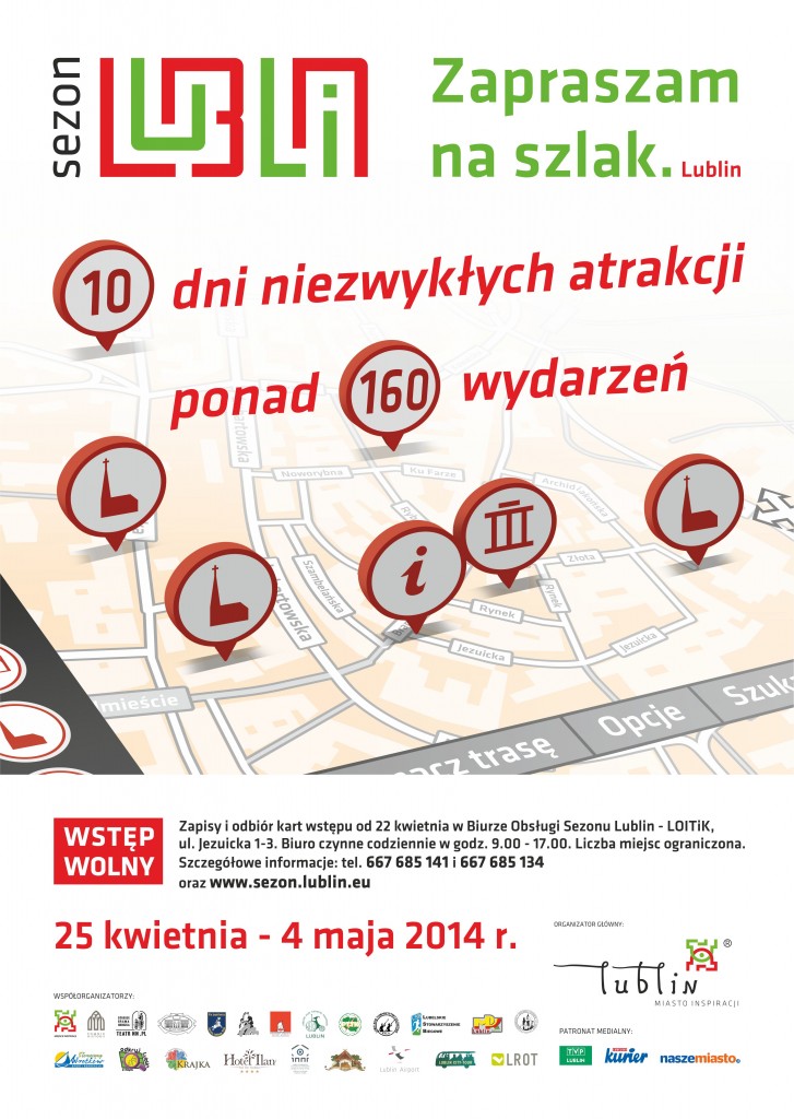 Lublin zaprasza na szlak. Rozpoczęcie sezonu turystycznego 2014