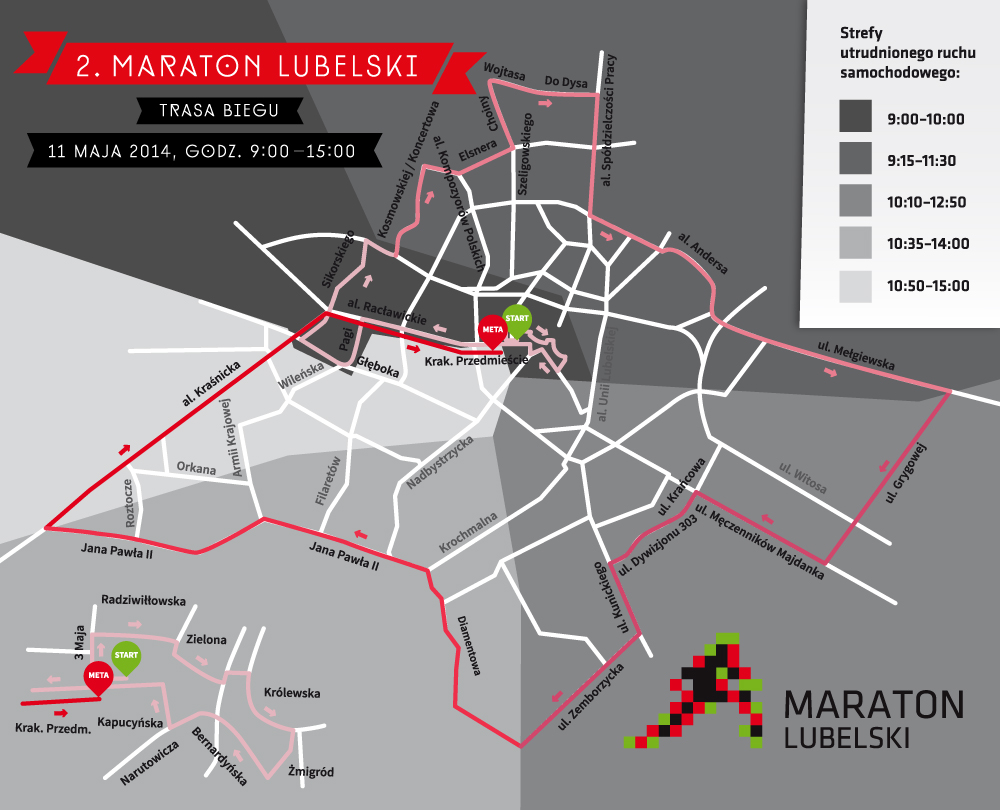 W niedzielę pobiegnie Drugi Maraton Lubelski