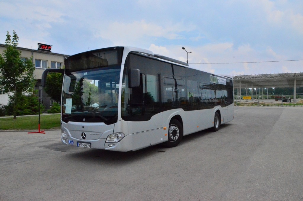 MPK Lublin Mercedes Citaro K na testach Lublin112.pl