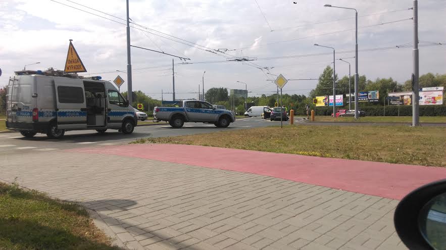 Trzy wypadki w jednym czasie zakorkowały południową część Lublina