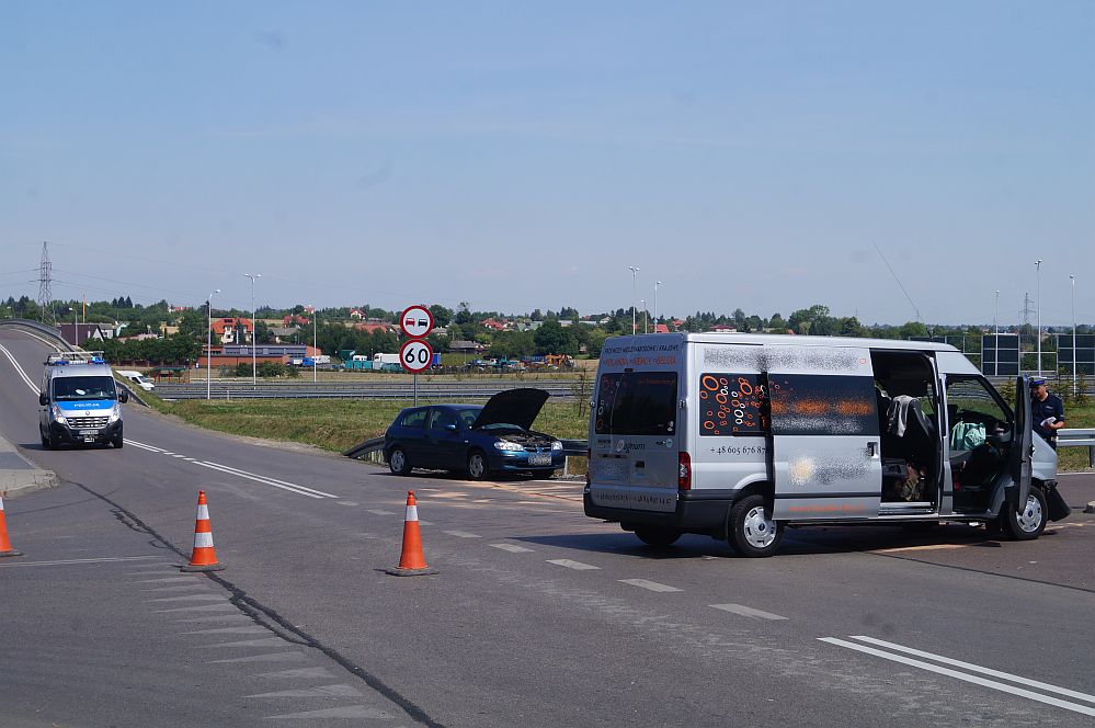 Wypadek na Węźle Świdnik. Cztery osoby w szpitalu i spore utrudnienia w ruchu