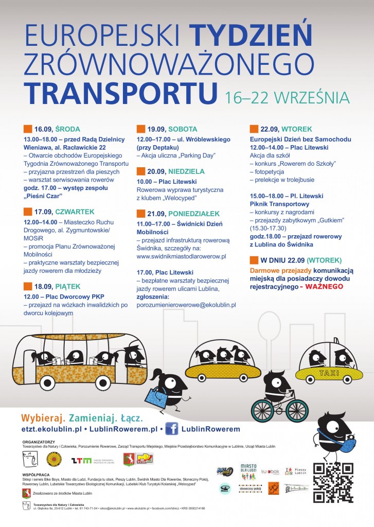 Rozpoczyna się Tydzień Zrównoważonego Transportu. Będzie wiele atrakcji