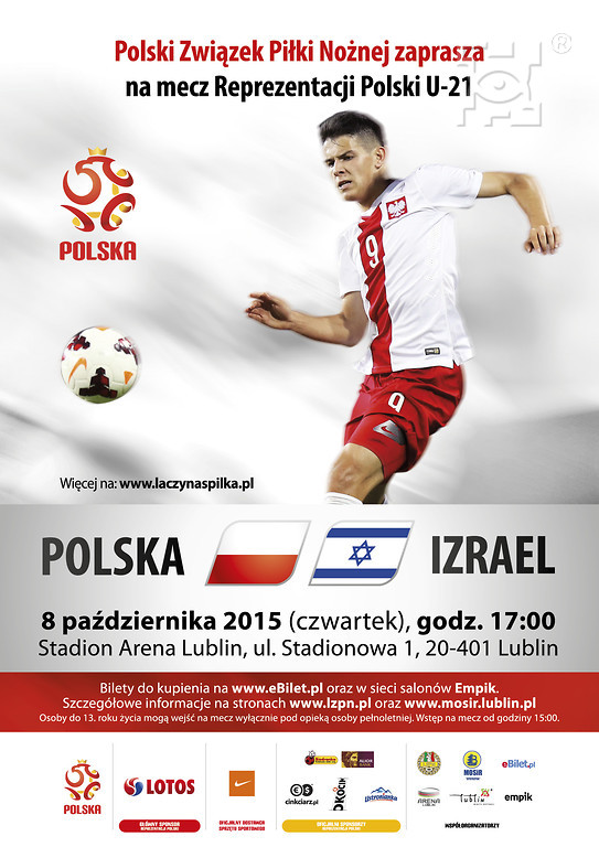 Arena Lublin: 8 października reprezentacja Polski U-21 zagra z Izraelem