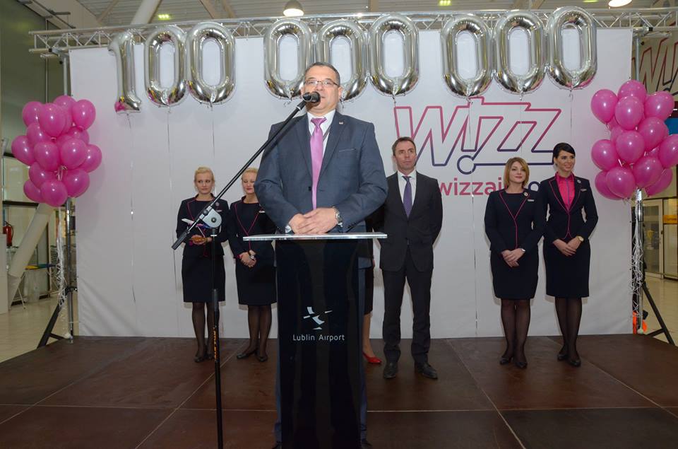 Prezes Wizz Air w Świdniku. Planowane są kolejne połączenia i nowe samoloty