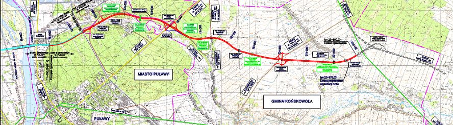 Zezwolenie podpisane, mogą ruszać prace przy budowie drogi ekspresowej Kurów – Puławy (mapa)