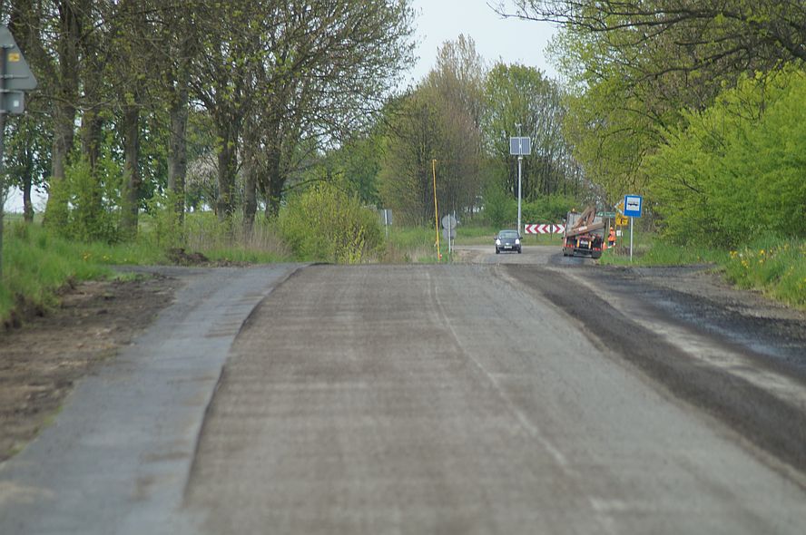 Rozpoczął się wyczekiwany remont drogi z Mełgwi w kierunku Łęcznej