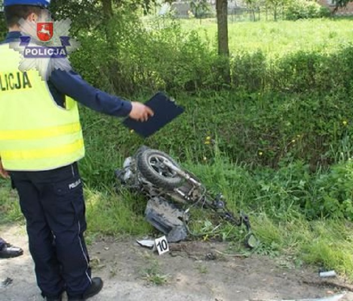Zaporze: Motorowerzysta zginął w zderzeniu z oplem