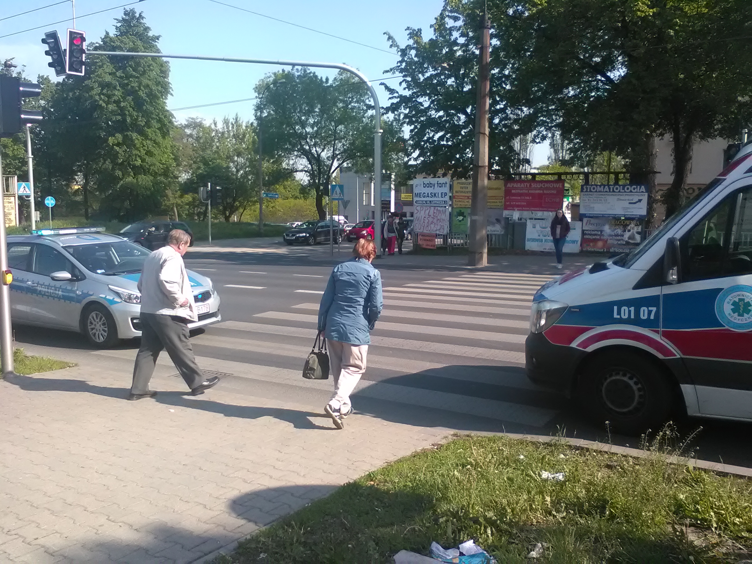 Droga Męczenników Majdanka: Piesza nie zauważyła autobusu. Trafiła do szpitala