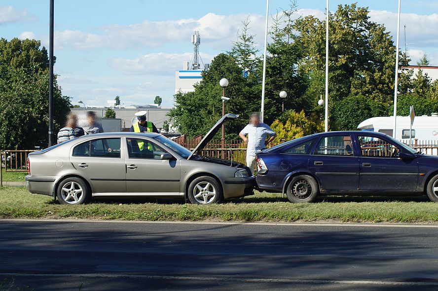 Lublin: Zderzenie czterech samochodów osobowych na al. Witosa