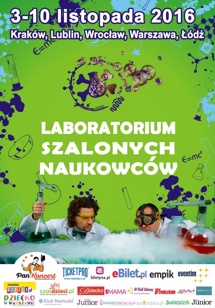 Międzynarodowe show Laboratorium Szalonych Naukowców i Teatr Baniek Mydlanych przyjadą do Lublina