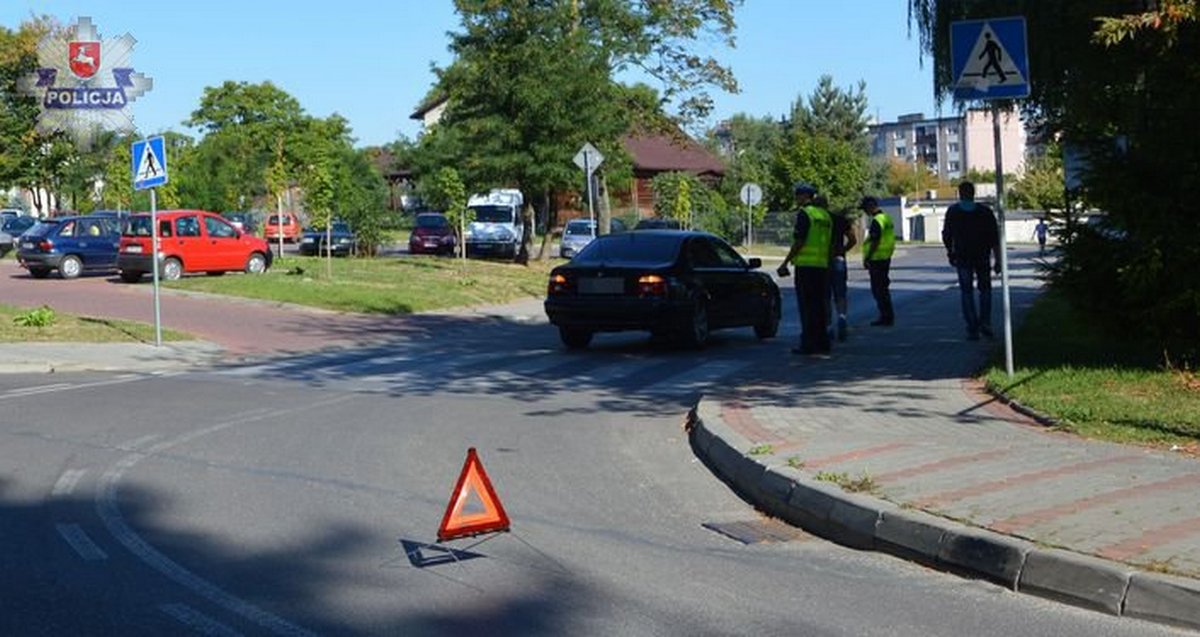 Tomaszów Lubelski Potrącenie 14latki na przejściu. Kierowca bmw nie