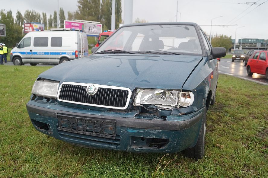 Kolejny wypadek na skrzyżowaniu ulic Krochmalnej i Diamentowej w Lublinie
