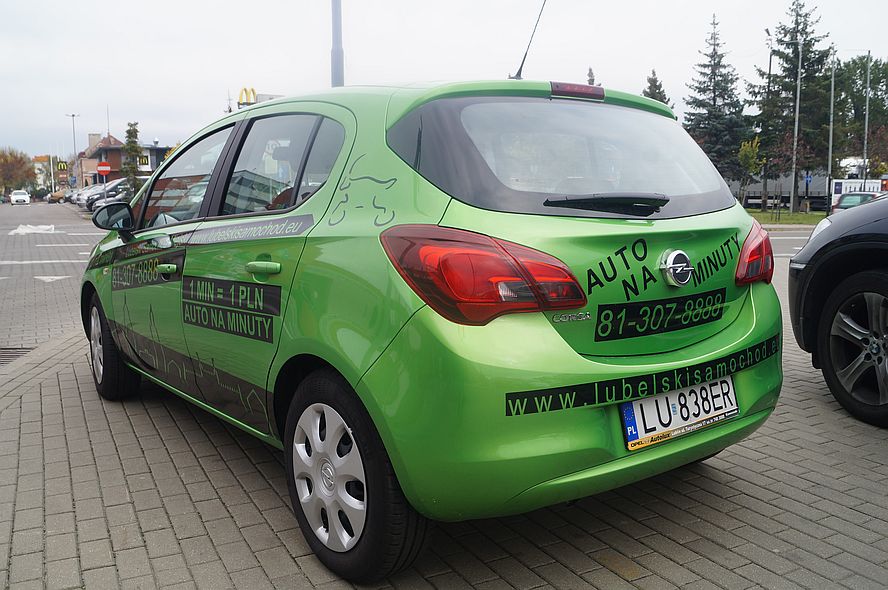 W Lublinie uruchomiono system samochodów miejskich. Wynajmuje się je podobnie jak rowery