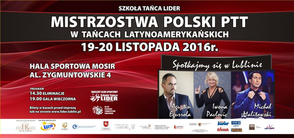 Lublin: Blisko 500 par wystąpi w Lublinie na mistrzostwach w tańcach latynoamerykańskich