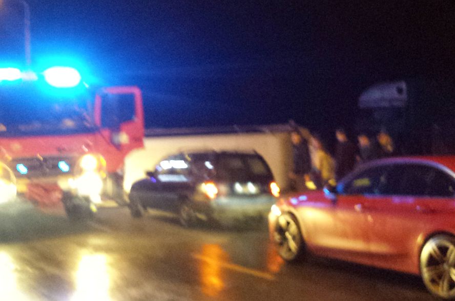 Przewrócił się bus relacji Lublin – Opole Lubelskie. Cztery osoby poszkodowane