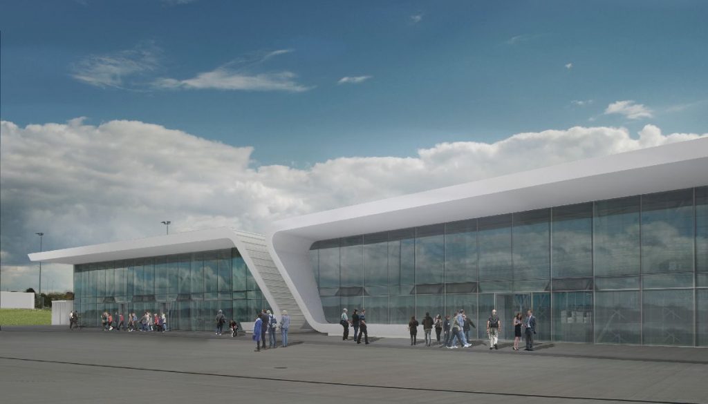 Tak po przebudowie będzie wyglądał terminal na lubelskim lotnisku (wizualizacje)