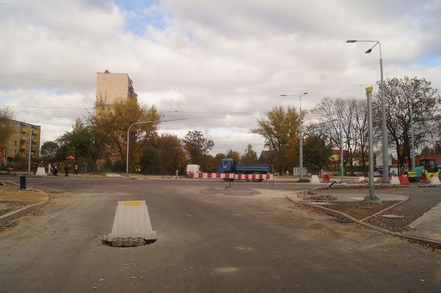 Dobiegają końca prace przy przebudowie skrzyżowania na Majdanku. Wykonawcy pozostało niewiele czasu