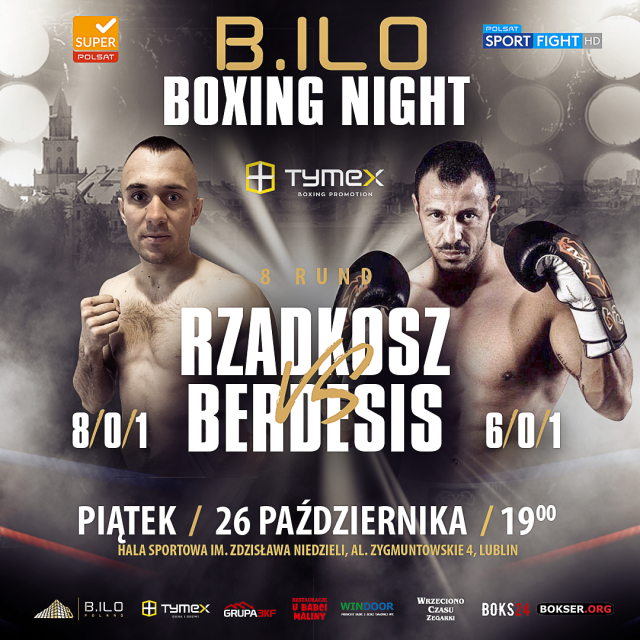 W Lublinie odbędzie się gala B.ILO Boxing Night. Mamy dla Was wejściówki!