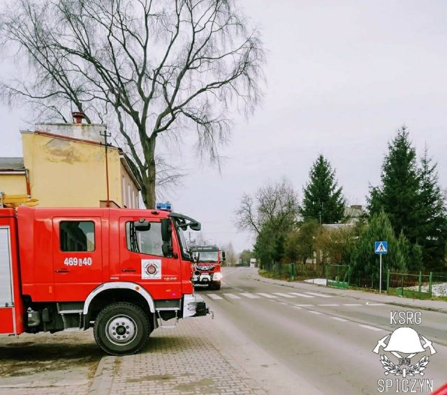 Jedna osoba poszkodowana w wybuchu gazu w Spiczynie (zdjęcia)