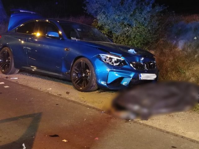 W zderzeniu skutera z BMW zginął mężczyzna. Policja poszukuje świadków (wideo, zdjęcia)