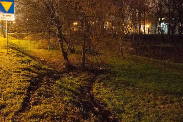 Nie zadziałał mu ABS. Kolejny kierowca nie poradził sobie z łukiem jezdni (zdjęcia)