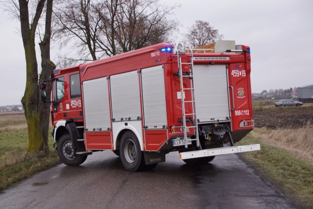 Jaguar uderzył w drzewo. Tragiczny wypadek na lokalnej drodze (zdjęcia)